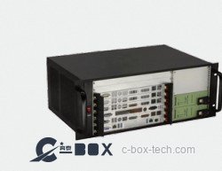 Card chassis with front panels