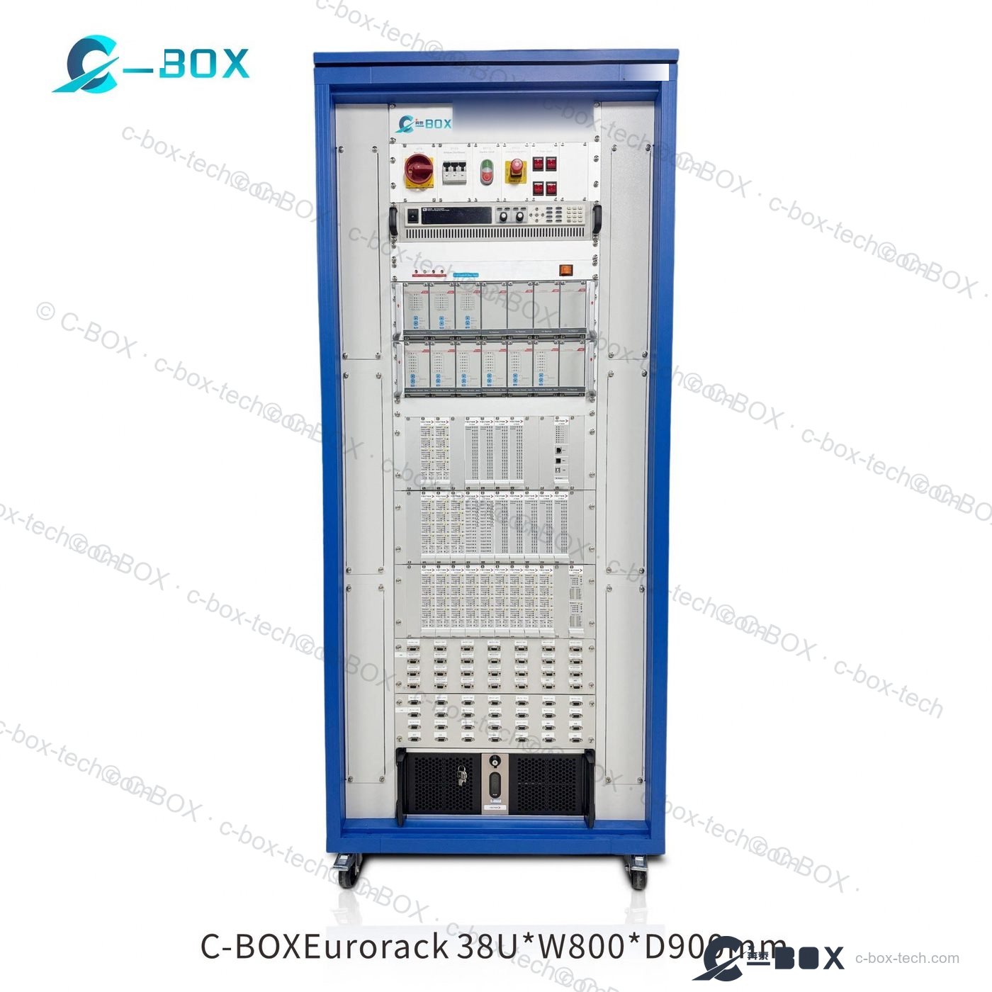 C-BOX 38U 19-inch rack cabinet, 800 × 900 mm