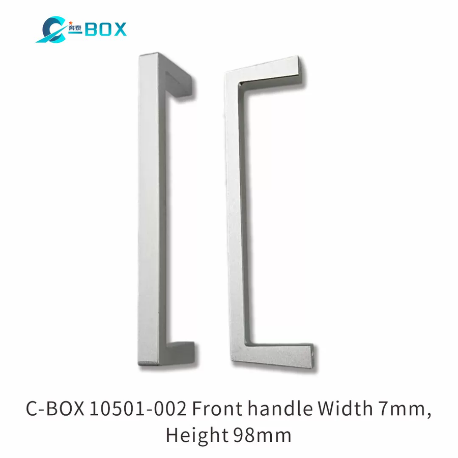 C-BOX Front Handle, Width 7 mm, Height 98 mm, catalog number 10501-002