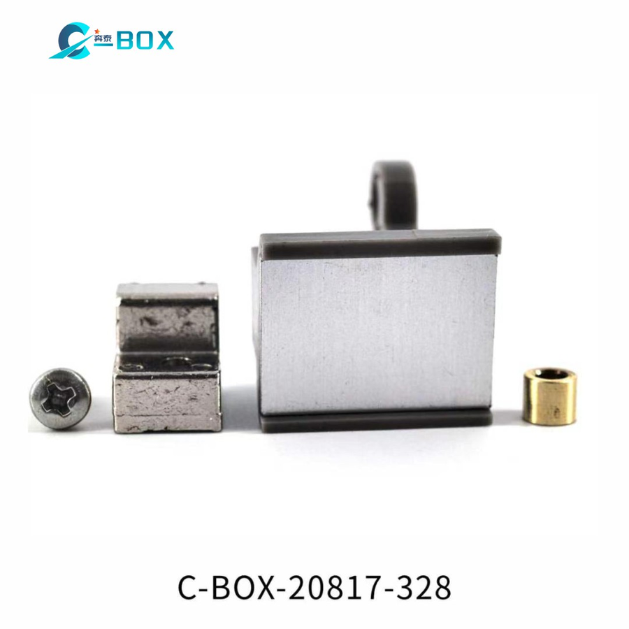 C-BOX Extractor Handle Trapezoid Form, Type 1, Top, Grey, catalog number 20817-328