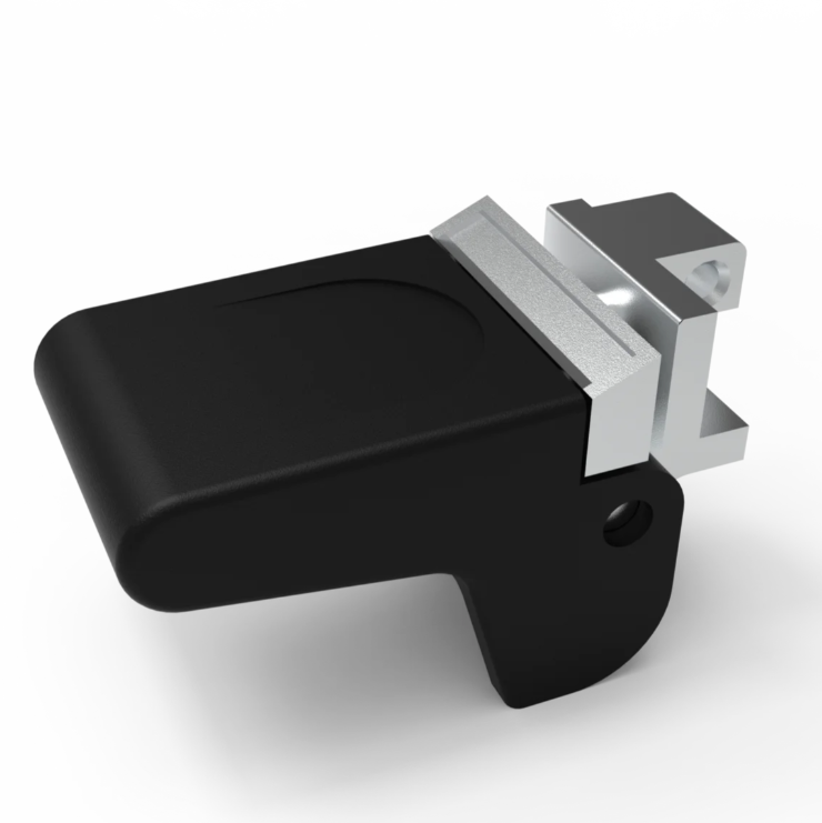 C-BOX Extractor Handle Key Form 1, Bottom, Black, catalog number 20817-345