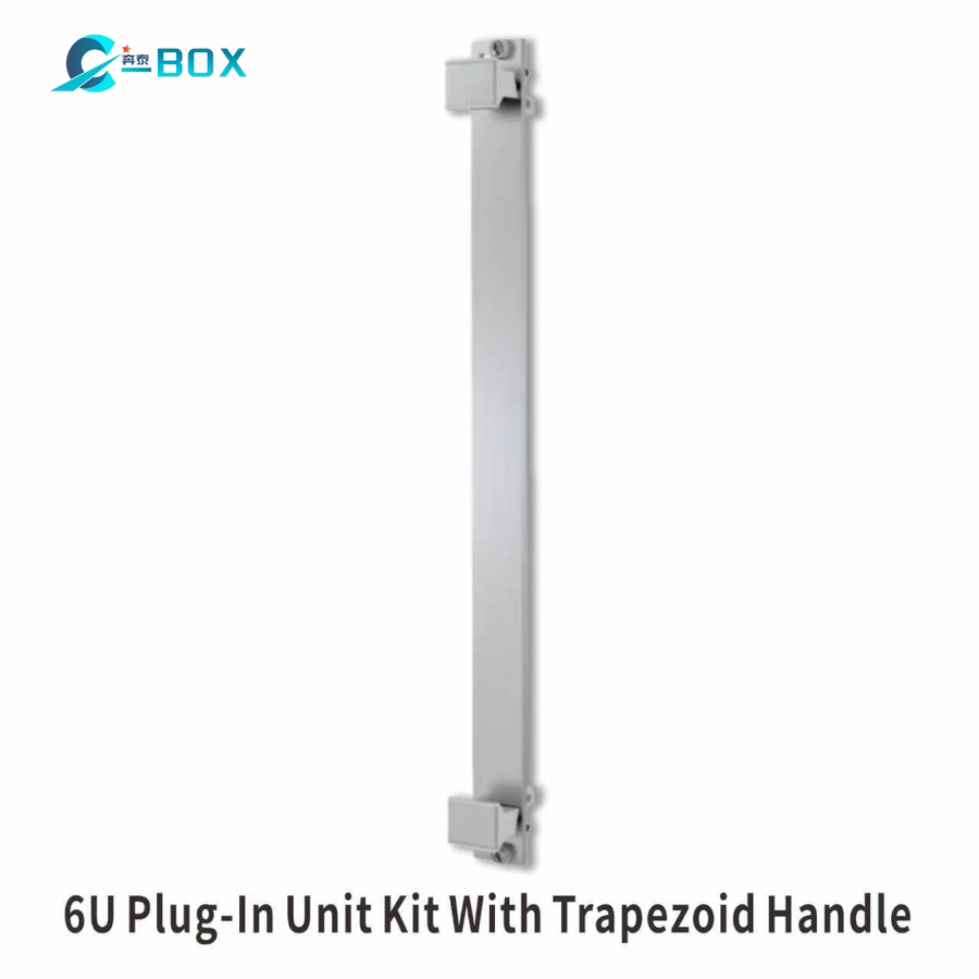 C-BOX Plug-In Unit Kit With Extraction Handle Type 1, Shielded, Grey, 6 U, 4 HP, catalog number 20848-492