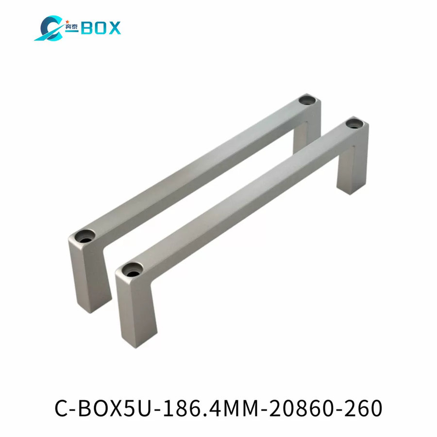 C-BOX MultipacPRO Front Handle, One-Piece, Width 10 mm, 5 U, catalog number 20860-260