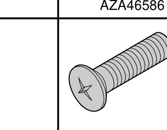 C-BOX Collar Panhead Screw, M2.5 × 12.3, Cross Recess / Slotted, Nickel-Plated, catalog number 21101-101