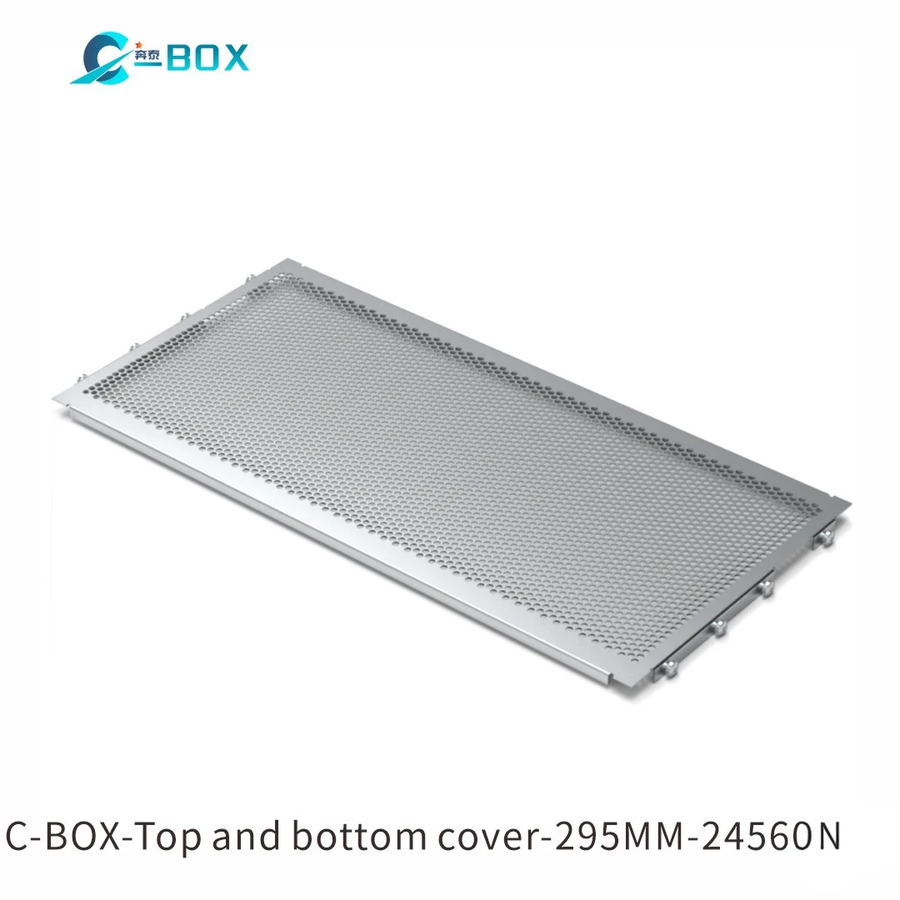 C-BOX EuropacPRO Cover Plate for Bolting to Side Panel, 84 HP, 175 mm, catalog number 24560-078
