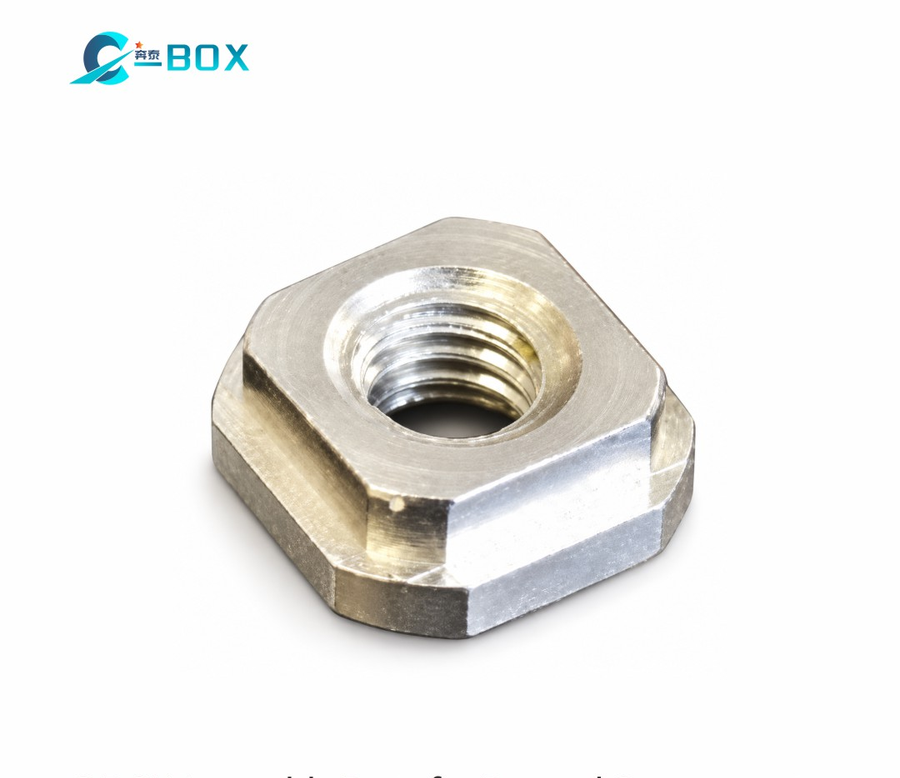 C-BOX Assembly Parts for Rugged Components, Nut, Square, M4, catalog number 24560-140