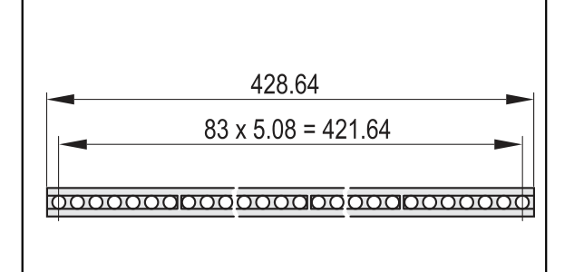 C-BOX Insulation Strip for 19″ Subrack Rail, catalog number 24560-884