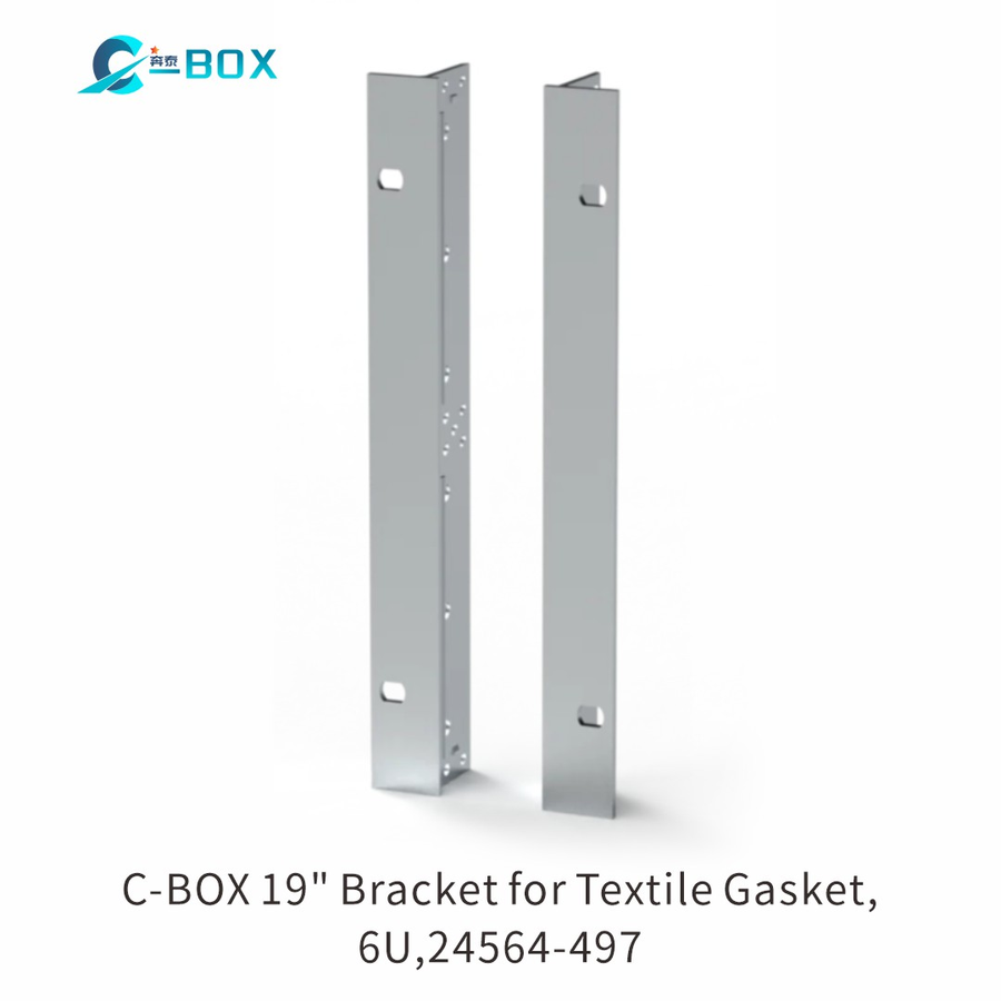 C-BOX EuropacPRO 19" Bracket for Textile Gasket, Type F, 6 U, catalog number 24564-497
