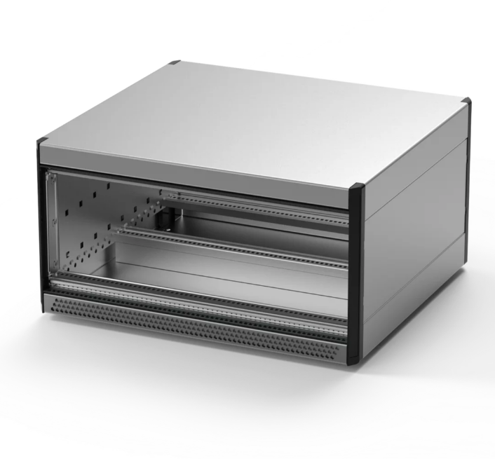 C-BOX RatiopacPRO AIR Complete Case, Desktop, Shielded, Front Trim, 3/4 U, 84 HP, 375 mm, catalog number 24572-079