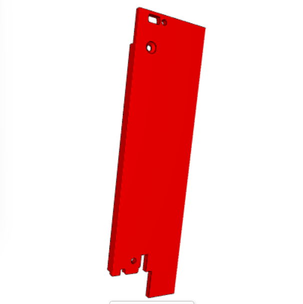 C-BOX Plug-In Unit U-Profile Front Panel for IEL, IET, Type 2 Handle, 3 U, 7 HP, 2.5 mm, Al, Front Anodized, Rear Conductive, catalog number 30848-301