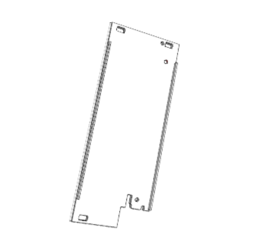 C-BOX Plug-In Unit U-Profile Front Panel for IEL, IET, Type 2 Handle, 3 U, 10 HP, 2.5 mm, Al, Front Anodized, Rear Conductive, catalog number 30848-315
