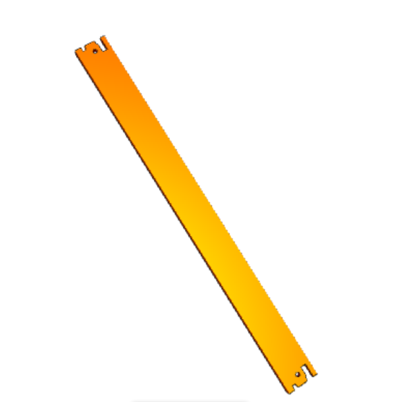 C-BOX Plug-In Unit U-Profile Front Panel for IEL, IET, Type 2 Handle, 6 U, 4 HP, 2.5 mm, Al, Front Anodized, Rear Conductive, catalog number 30848-317