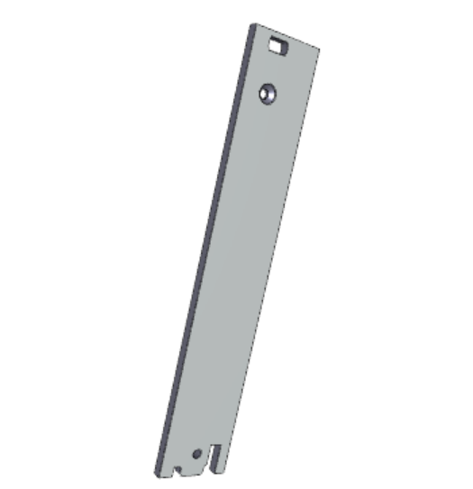 C-BOX Plug-In Unit Front Panel, Unshielded, for IEL, IET, Type 2 Handle, 3 U, 4 HP, 2.5 mm, Al, Front Anodized, Rear Conductive, catalog number 30848-327