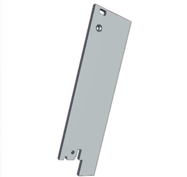 C-BOX Plug-In Unit Front Panel, Unshielded, for IEL, IET, Type 2 Handle, 3 U, 7 HP, 2.5 mm, Al, Front Anodized, Rear Conductive, catalog number 30848-330