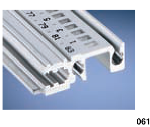 C-BOX Horizontal Rail, Front, Type H-KD, Heavy, short lip, 84 HP, catalog number 34560-284