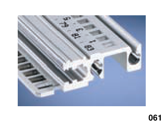C-BOX Horizontal Rail, Front, Type H-LD, Heavy, long lip, 84 HP, catalog number 34560-384