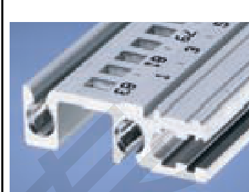 C-BOX Horizontal Rail, Rear, Type H-VT, Heavy, +3 mm, 84 HP, catalog number 34560-784