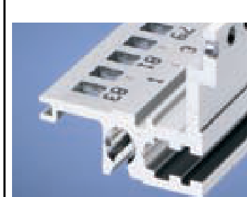 C-BOX Horizontal Rail, Rear, Type L-MZ, Light, with Z-rail, 84 HP, catalog number 34560-884
