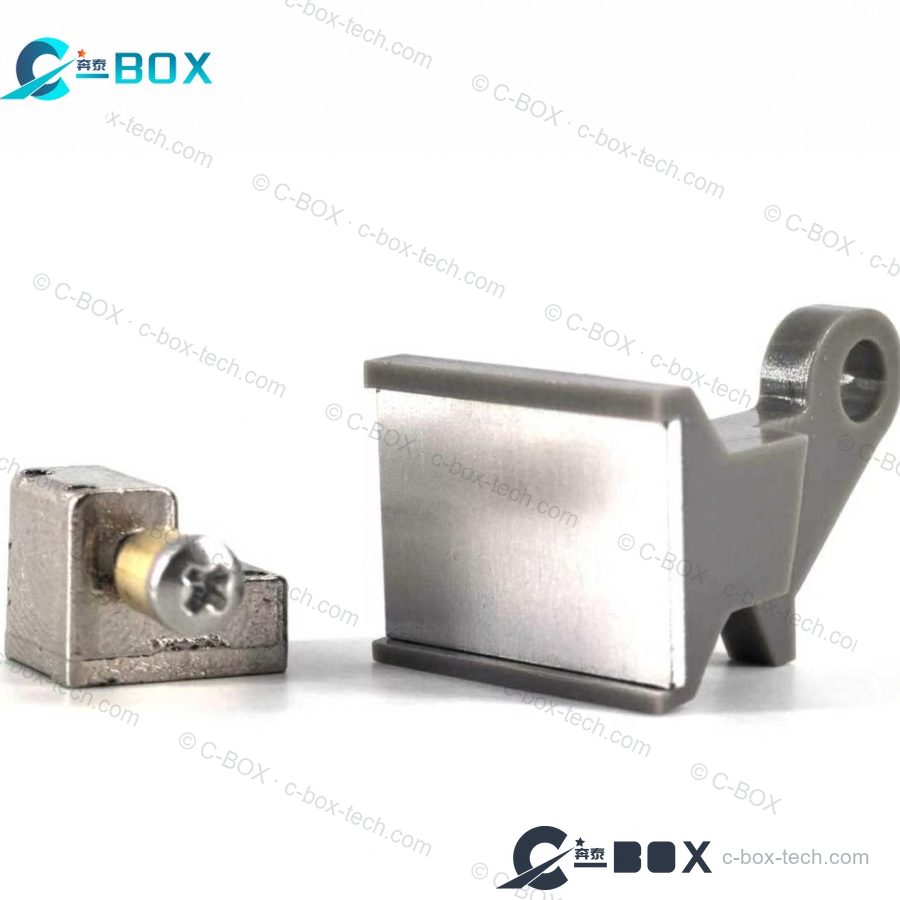 C-BOX Extractor Handle, Trapezoid, Type 1, Top, Grey, catalog number 60817-129