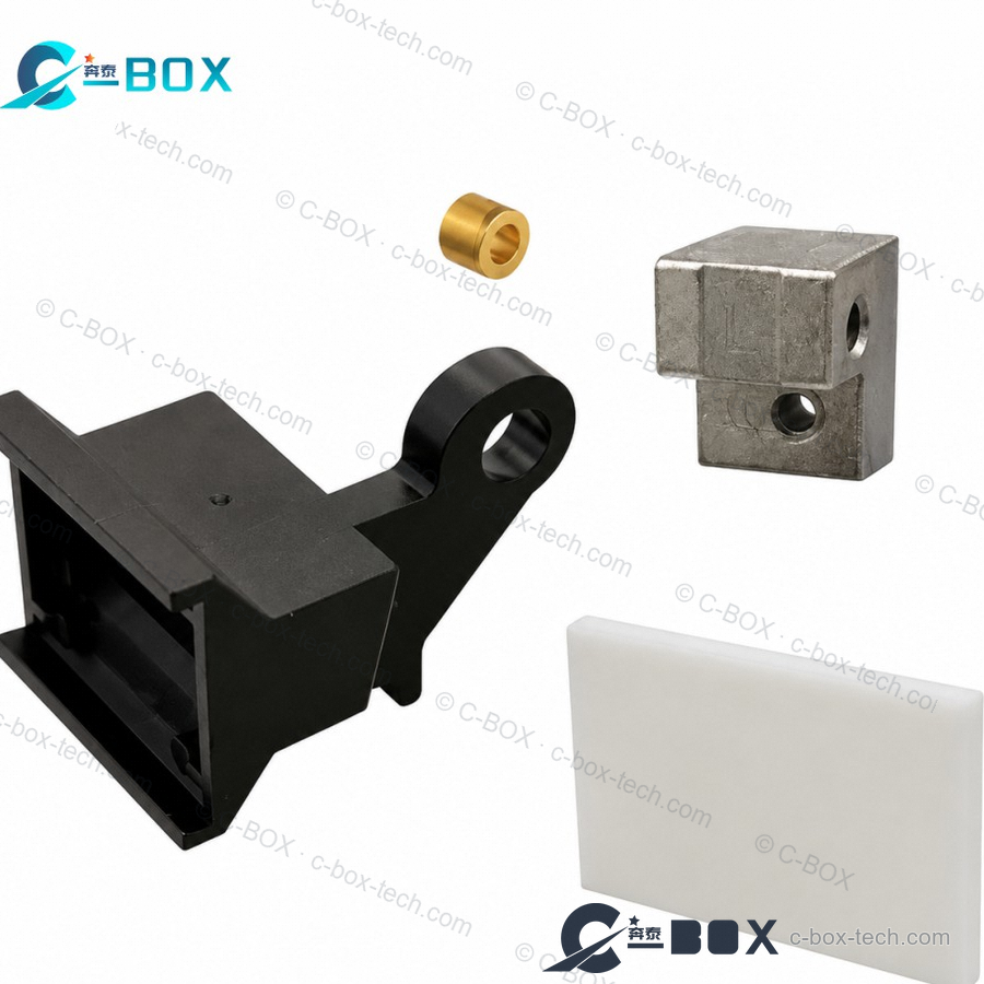 C-BOX Extractor Handle, Trapezoid, Type 1, Top, Black, catalog number 60817-130