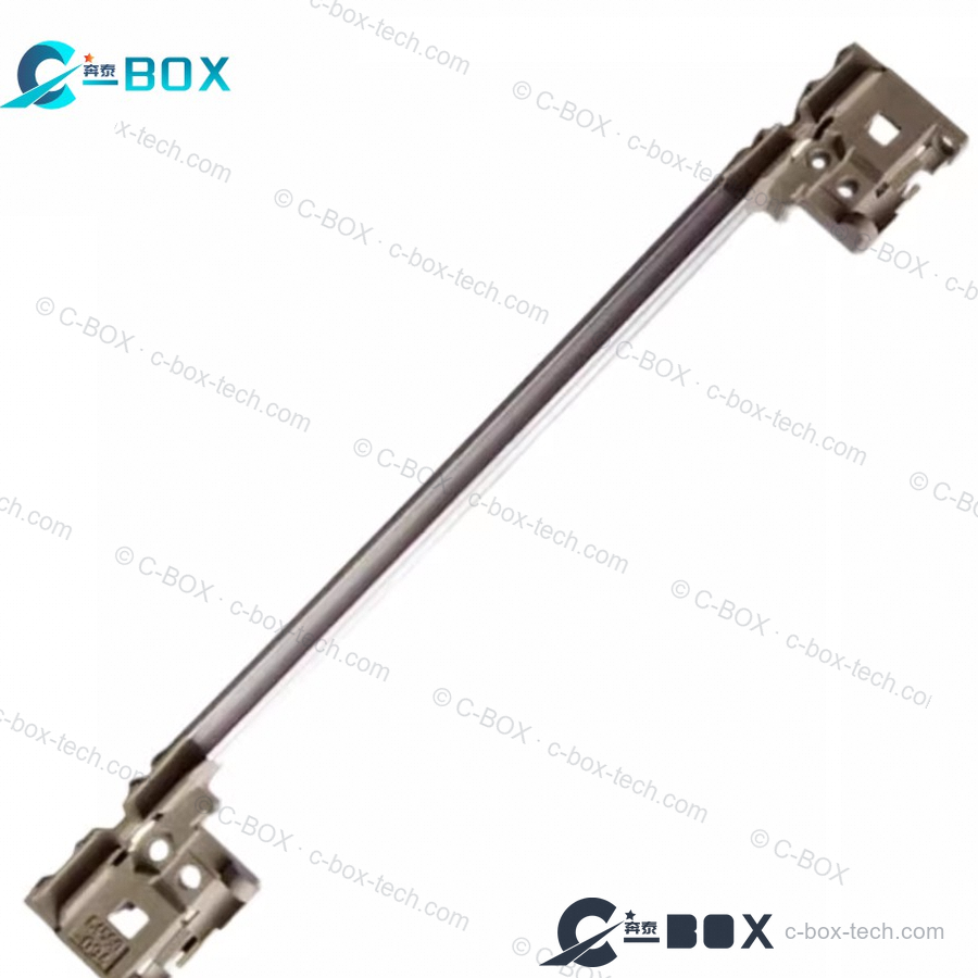C-BOX Guide Rail, Aluminum, 160 mm, 2 mm Groove, Grey, catalog number 64560-094