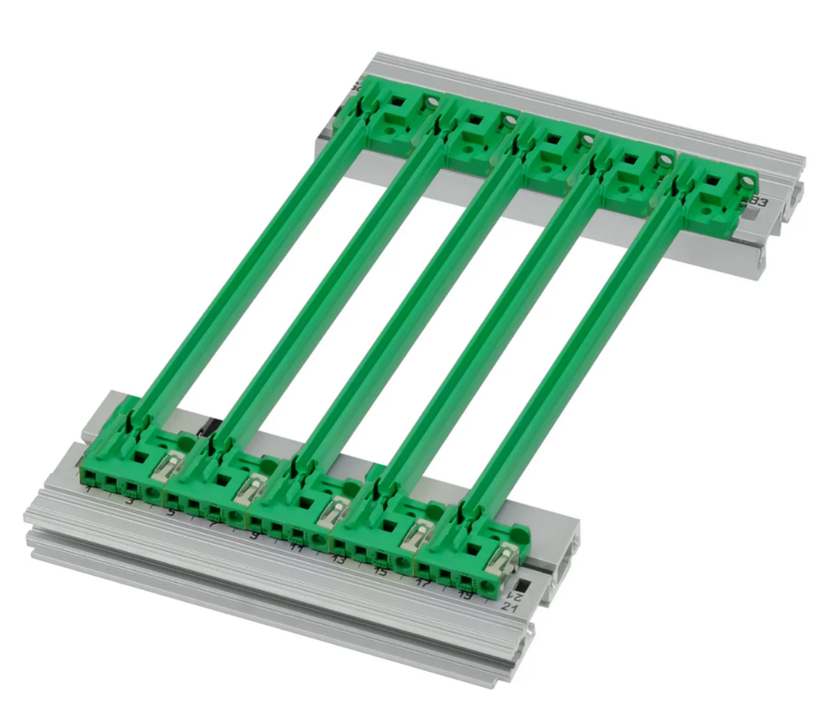 C-BOX Guide Rail With Coding for CompactPCI/ VME64x, Offset 0.1", PC, 160 mm, 2 mm Groove Width, catalog number 64568-071