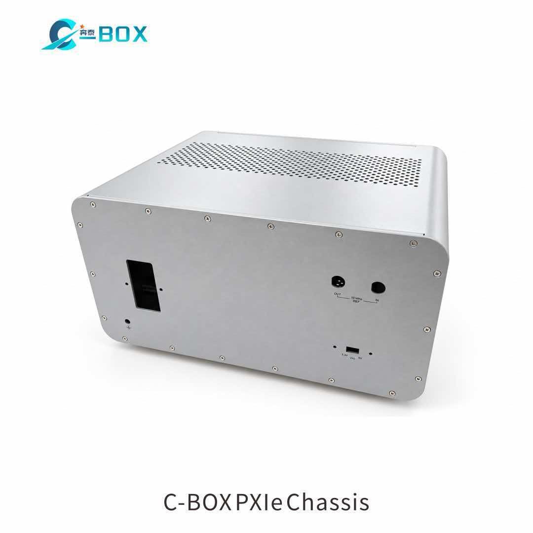 C-BOX 8-slot PXIe desktop chassis rear panel